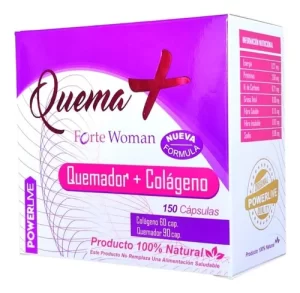 Quema Forte + Forte Woman 150 Capsulas POWERLIVE