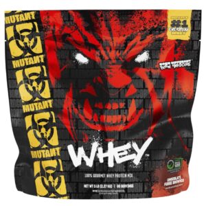 Whey Protein 100% 5Lbs Chocolate Fudge MUTANT