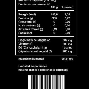 Tabla Bisglicinato C-Plus