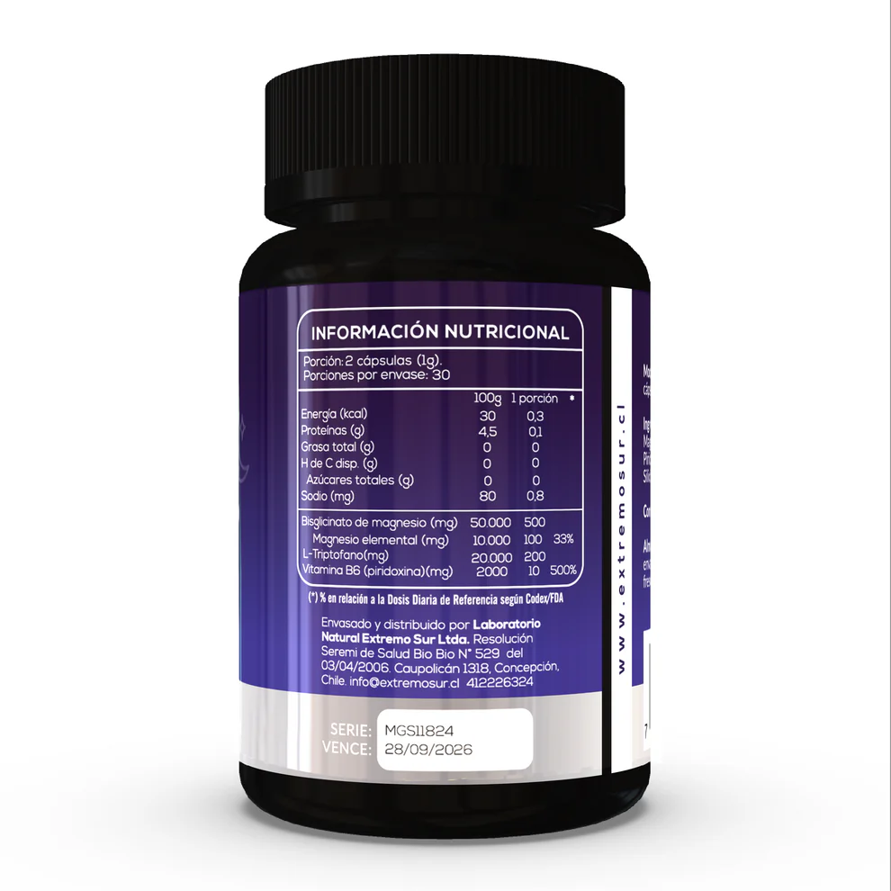 MagneSlepp 60 capsulas EXTREMO SUR - Imagen 2