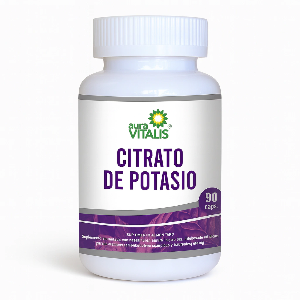Citrato de Potasio 90 capsulas AURA VITALIS