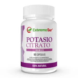 Potasio Citrato 550 mg  c/u  90 capsulas EXTREMO SUR