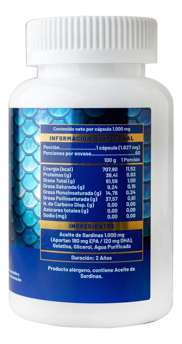Omega 3 (60 Capsulas Blandas) AURA VITALIS - Imagen 2