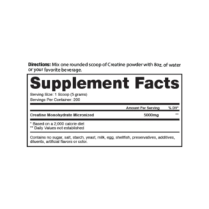 tabla creatina 1 kilo dragon