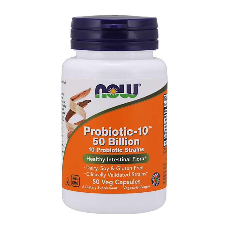 Probiotic-10/50 Billones 50 Capsulas NOW FOOD
