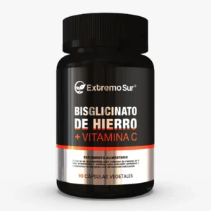Bisglicinato de Hierro + Vitamina C 90 Capsulas EXTREMO SUR