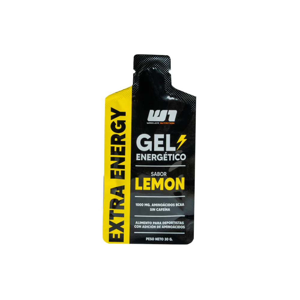 Caja Gel Extra Energético 24 uds Lemon WINKLER - Imagen 2