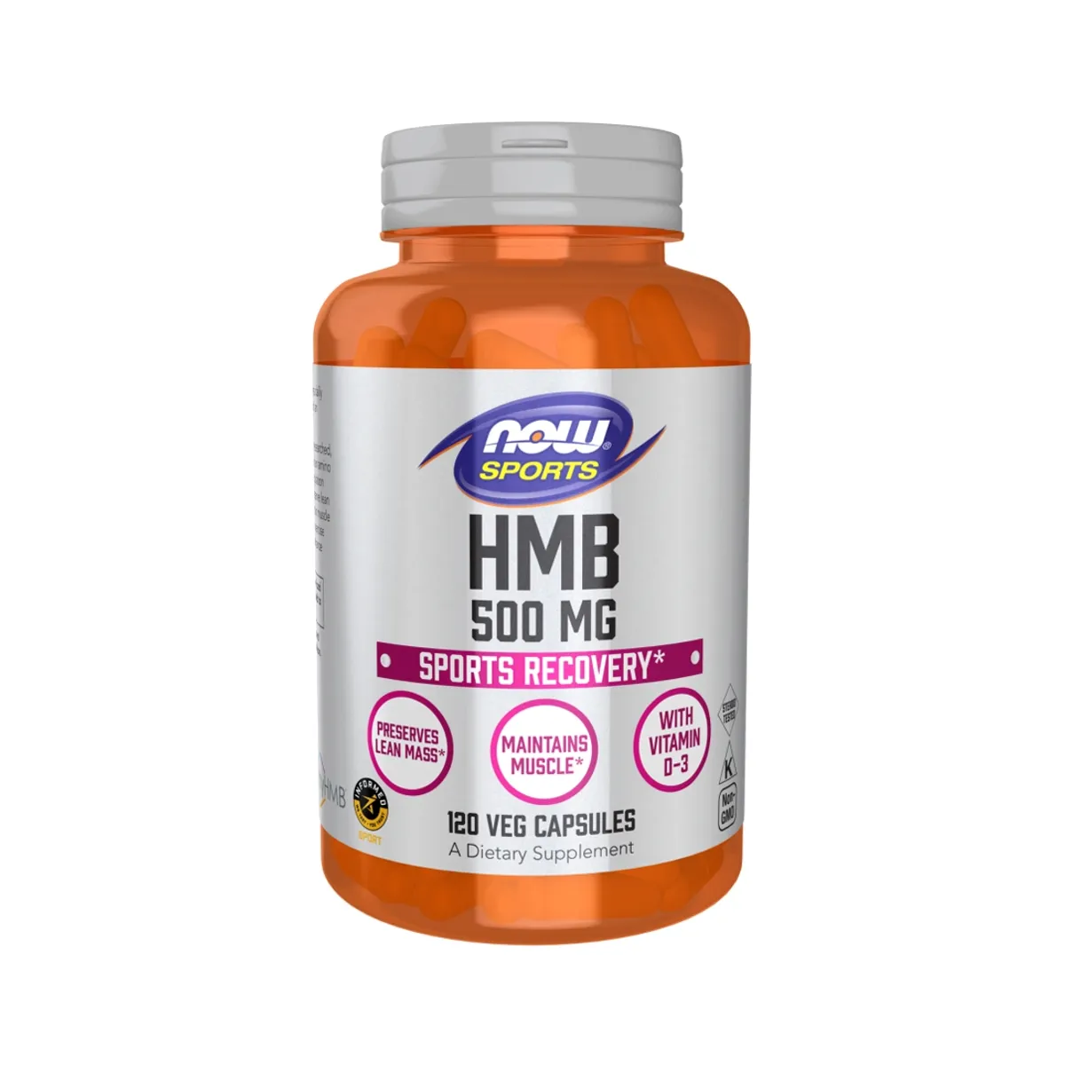 HMB 500 mg 120 Capsulas NOW FOOD