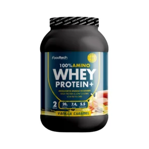 Whey Protein 100% Amino 2Lbs Vainilla Caramel FOODTECH