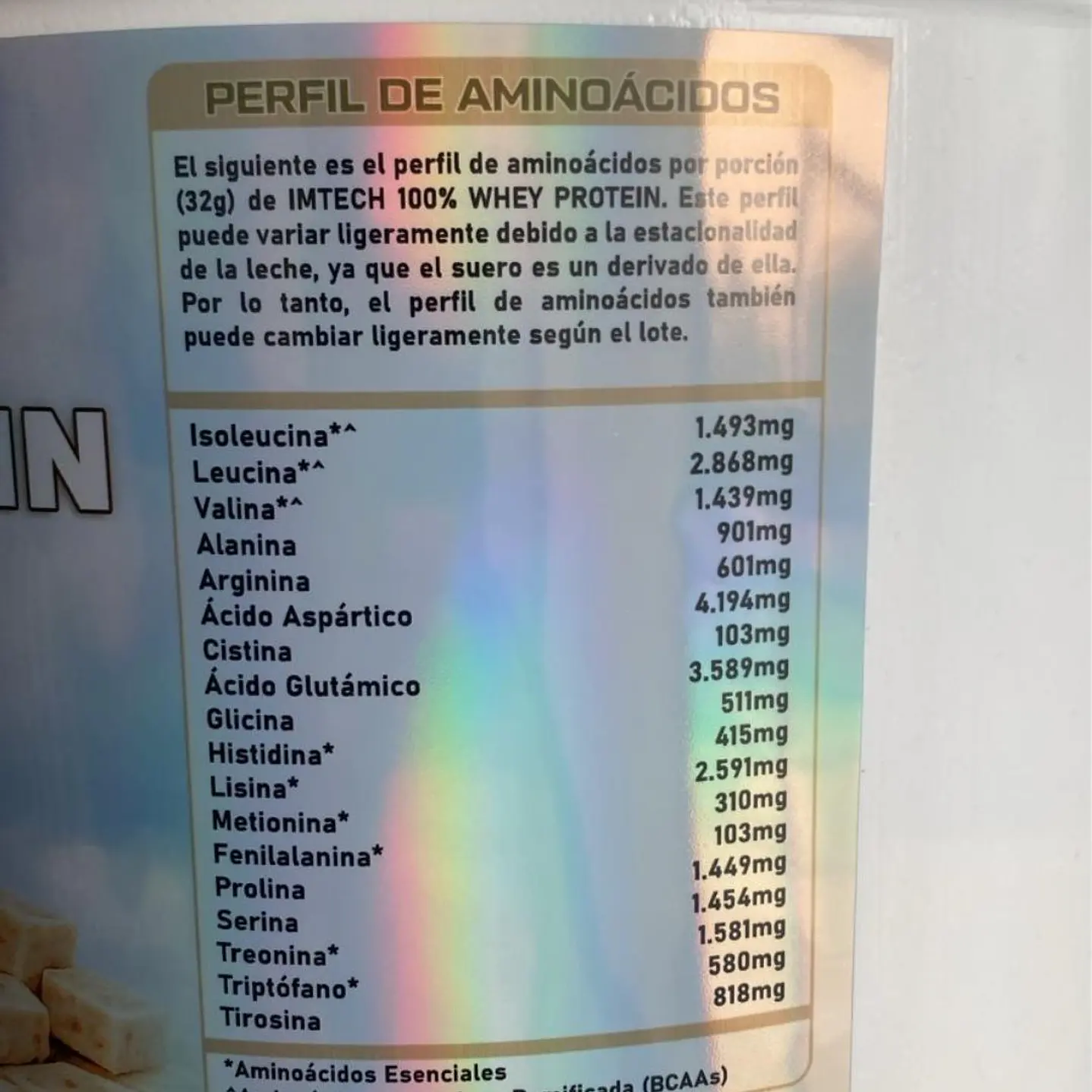 100% Whey Protein 5lbs Chocolate Almedra IMTECH - Imagen 2