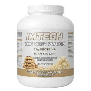 100% Whey Protein 5lbs Galleta Chocolate Blanco IMTECH