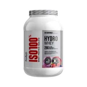 Iso100 Whey Protein Isolate 2Lbs Frutos Rojos FOODTECH