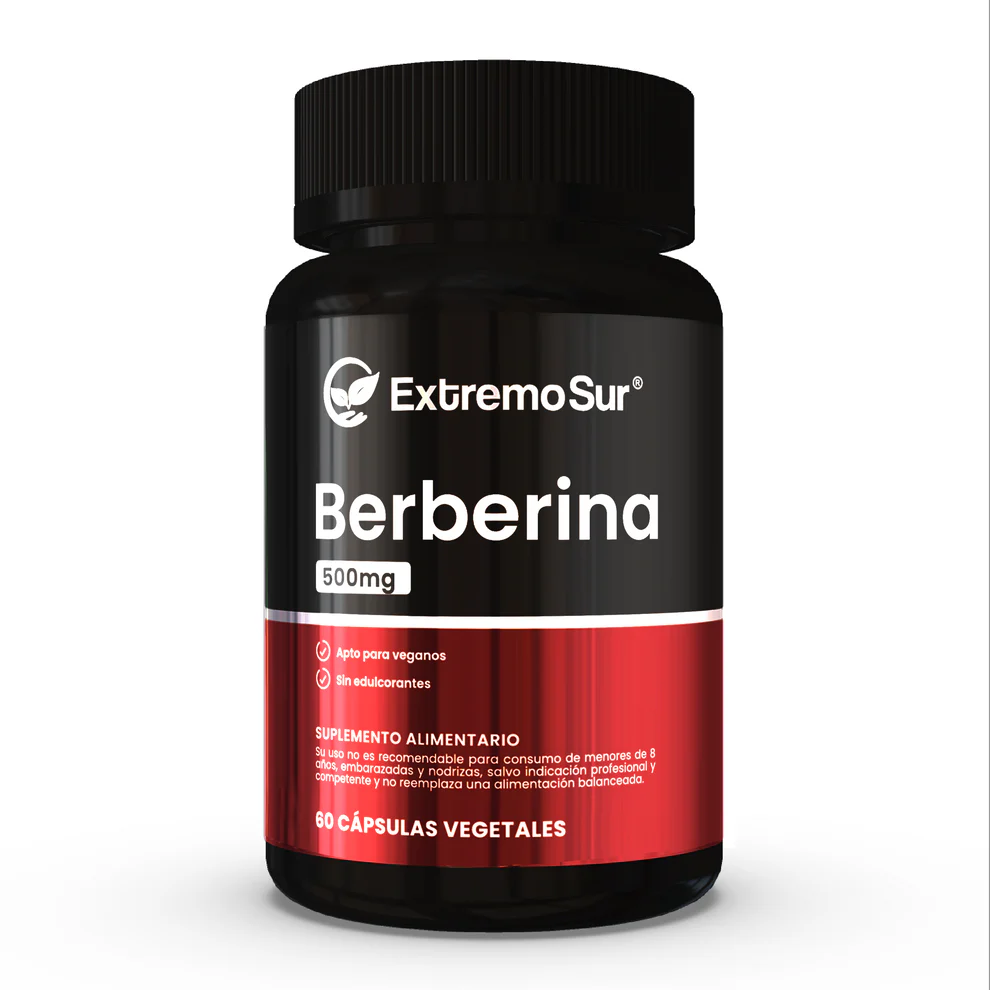 Berberina 500 mg 60 Capsulas EXTREMO SUR