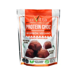 Bombom Vegano Naranja Protein Choc 100 grs REVITTA