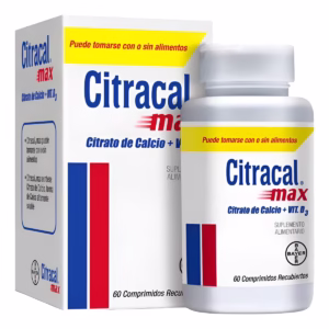 Citracal Max (Citrato de Calcio + Vitamina D3) 60 Capsulas BAYER