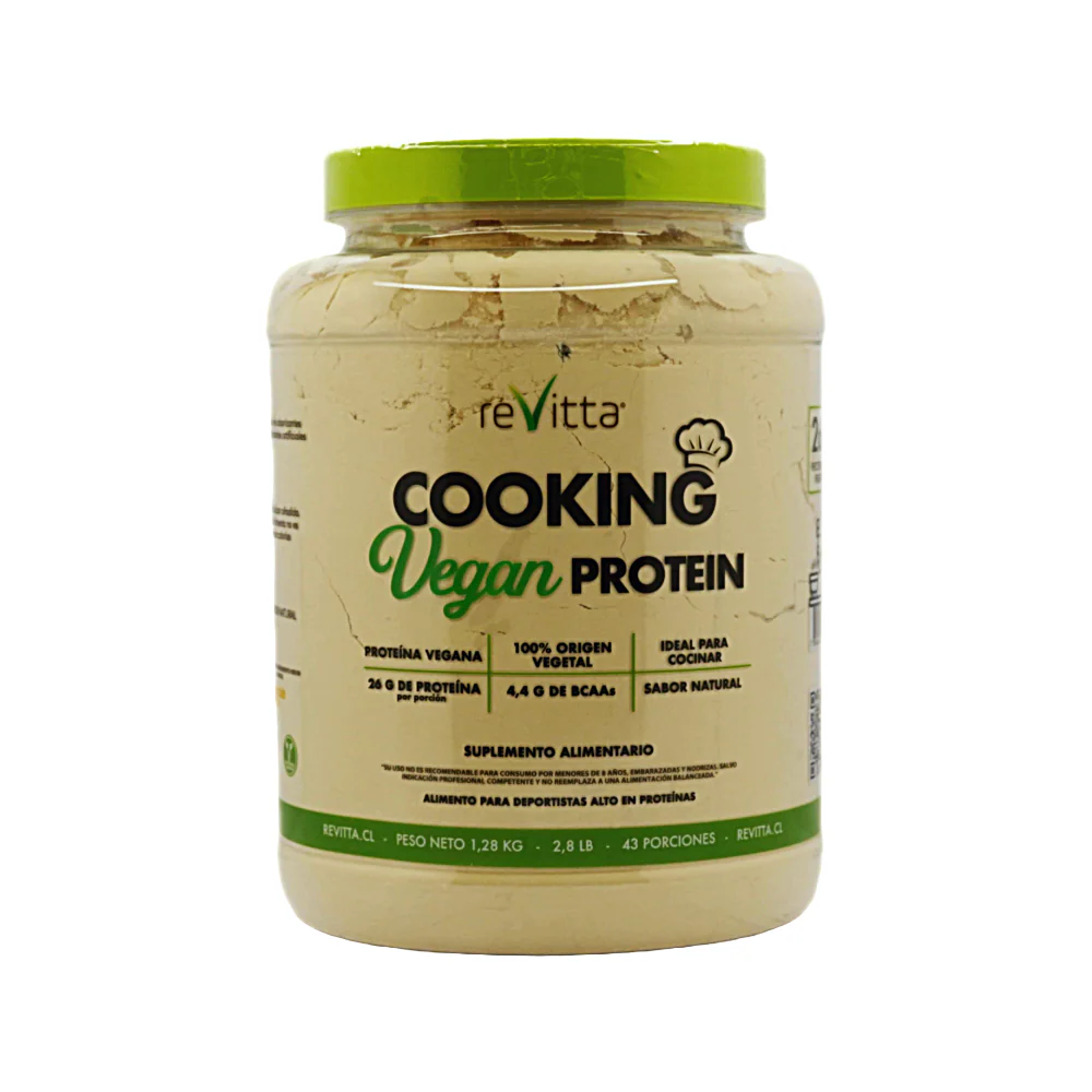 Cooking Vegan Protein 1.28 kg Sin Sabor REVITTA