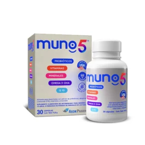 Muno 5 Vitaminas + Probioticos 30 Capsulas AXON PHARMA