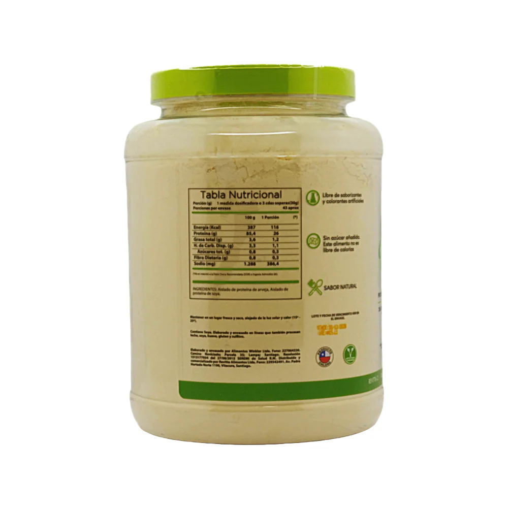 Cooking Vegan Protein 1.28 kg Sin Sabor REVITTA - Imagen 3